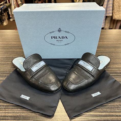 used prada shoe pricing|Prada flat heel shoes.